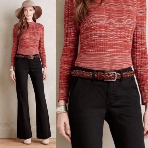 Anthropologie Denim - Anthro Pilcro Flared Trouser Jeans Black Wide Leg
